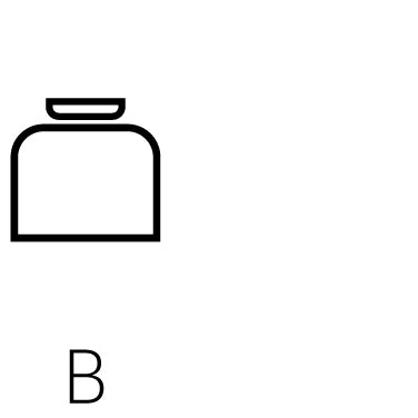 B
